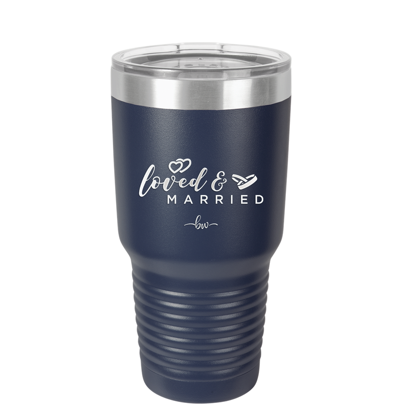 Loved and Married - Laser Engraved Stainless Steel Drinkware - 1942 -