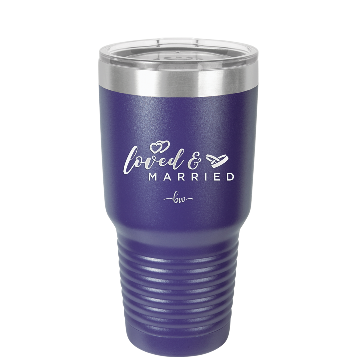 Loved and Married - Laser Engraved Stainless Steel Drinkware - 1942 -