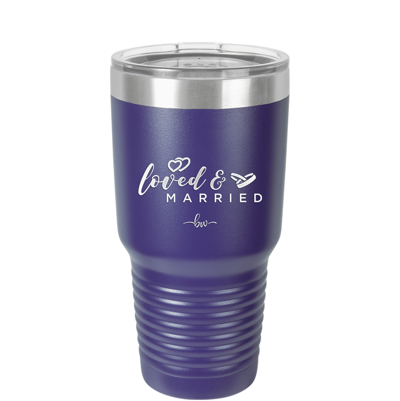 Loved and Married - Laser Engraved Stainless Steel Drinkware - 1942 -