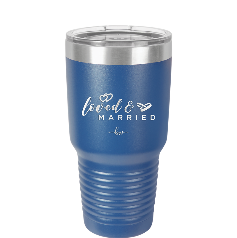 Loved and Married - Laser Engraved Stainless Steel Drinkware - 1942 -