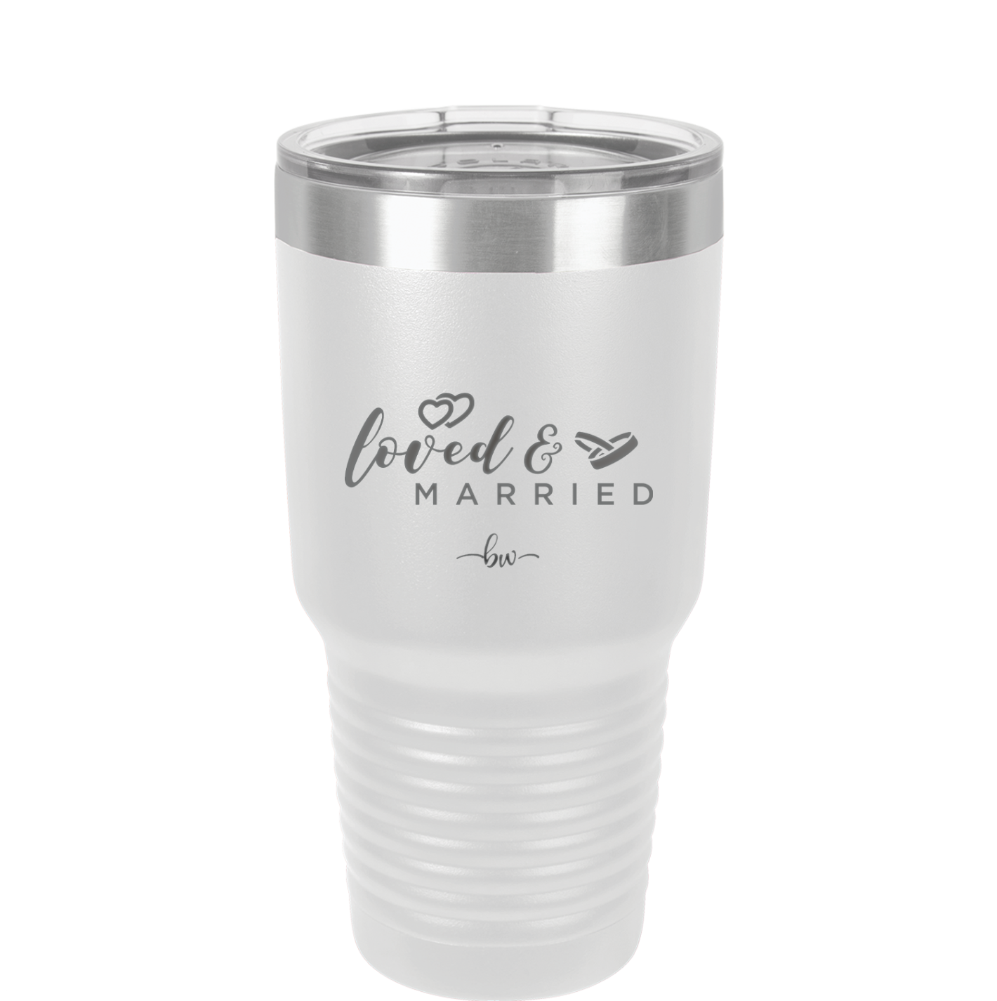 Loved and Married - Laser Engraved Stainless Steel Drinkware - 1942 -