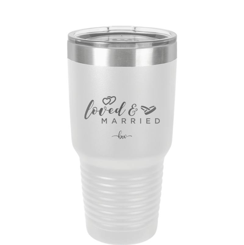 Loved and Married - Laser Engraved Stainless Steel Drinkware - 1942 -