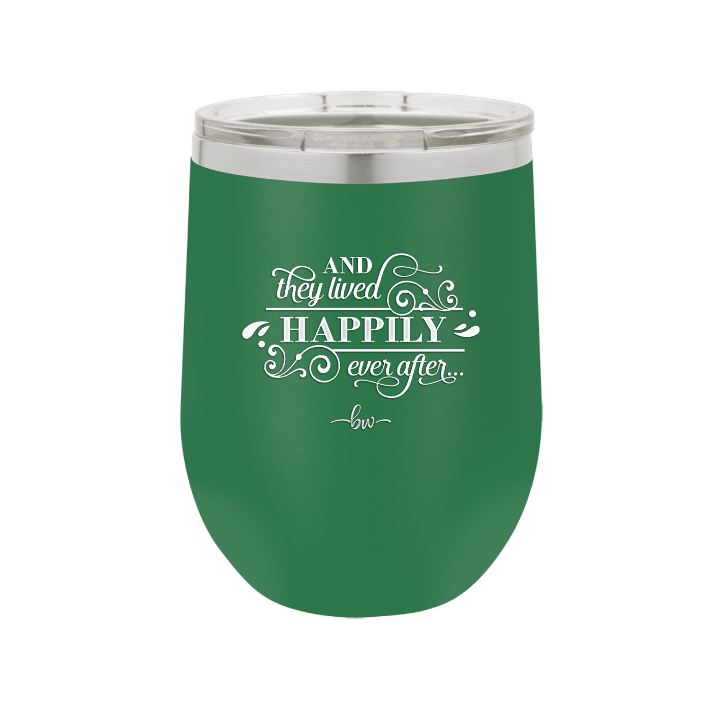 And They Lived Happily Ever After - Laser Engraved Stainless Steel Drinkware - 1946 -