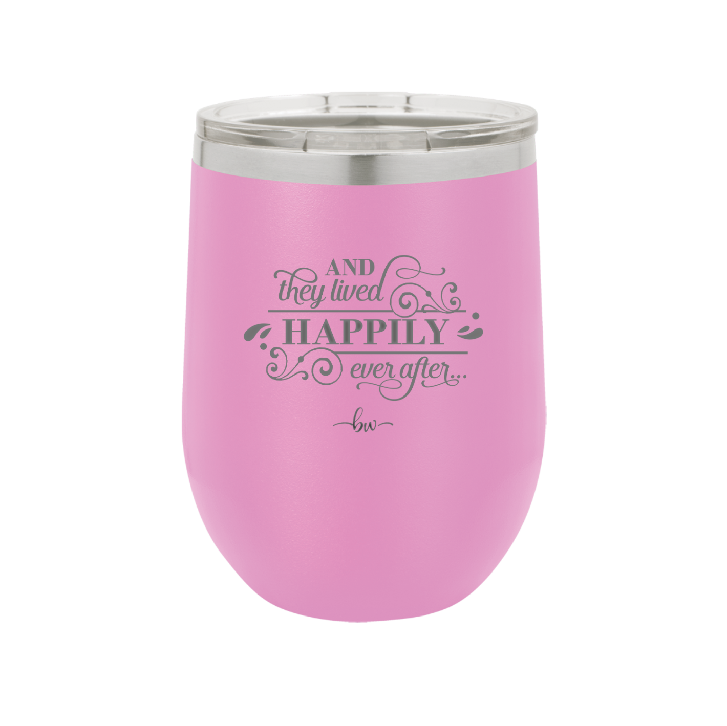 And They Lived Happily Ever After - Laser Engraved Stainless Steel Drinkware - 1946 -