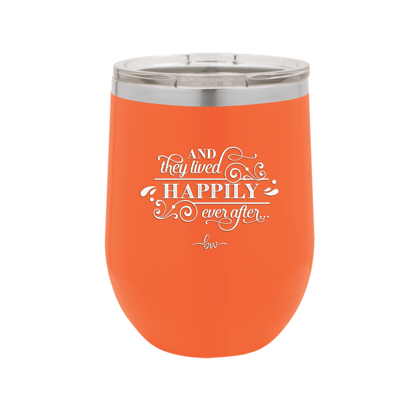 And They Lived Happily Ever After - Laser Engraved Stainless Steel Drinkware - 1946 -