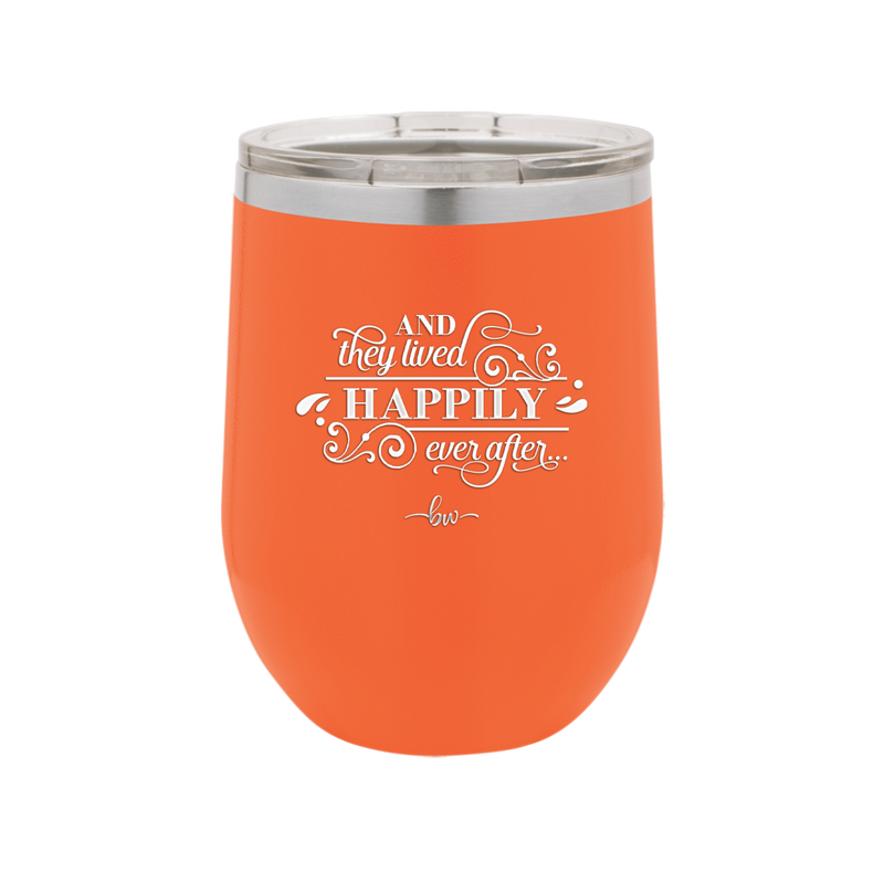 And They Lived Happily Ever After - Laser Engraved Stainless Steel Drinkware - 1946 -