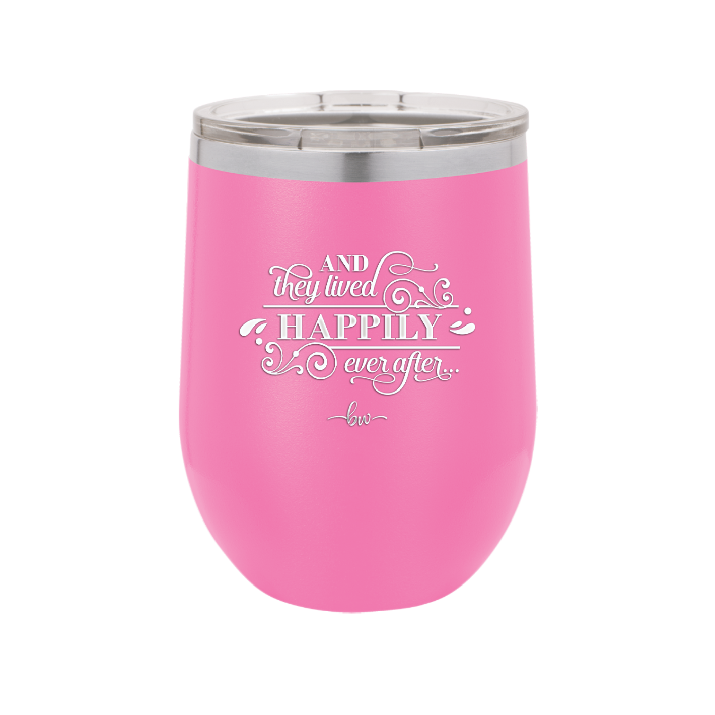 And They Lived Happily Ever After - Laser Engraved Stainless Steel Drinkware - 1946 -