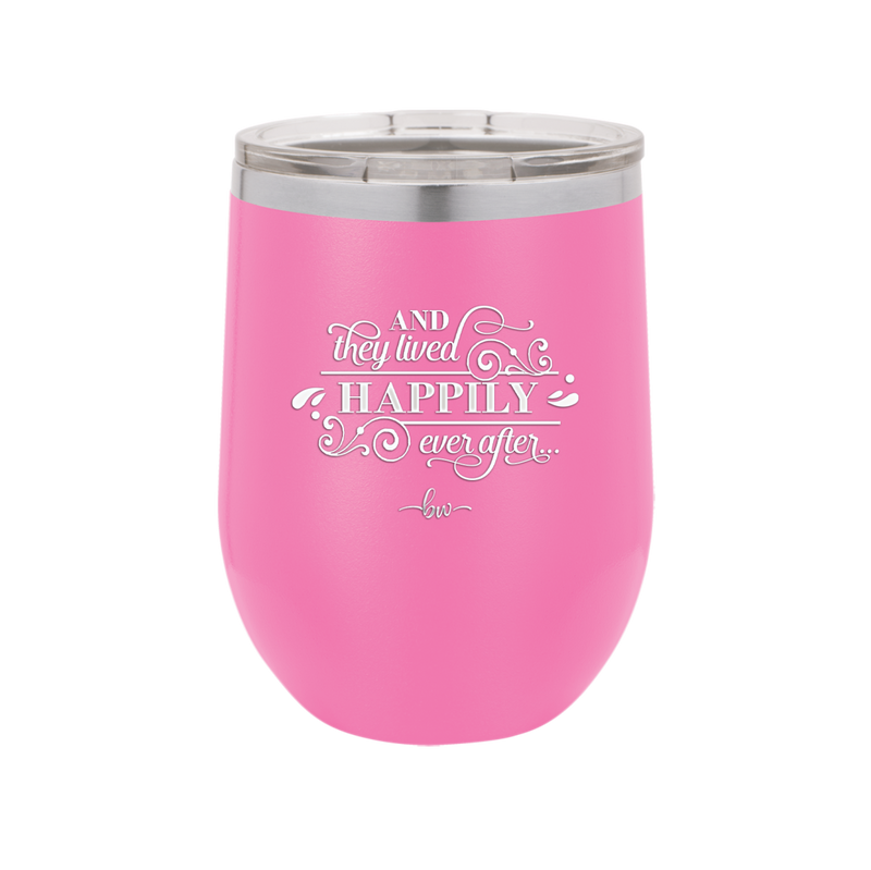 And They Lived Happily Ever After - Laser Engraved Stainless Steel Drinkware - 1946 -