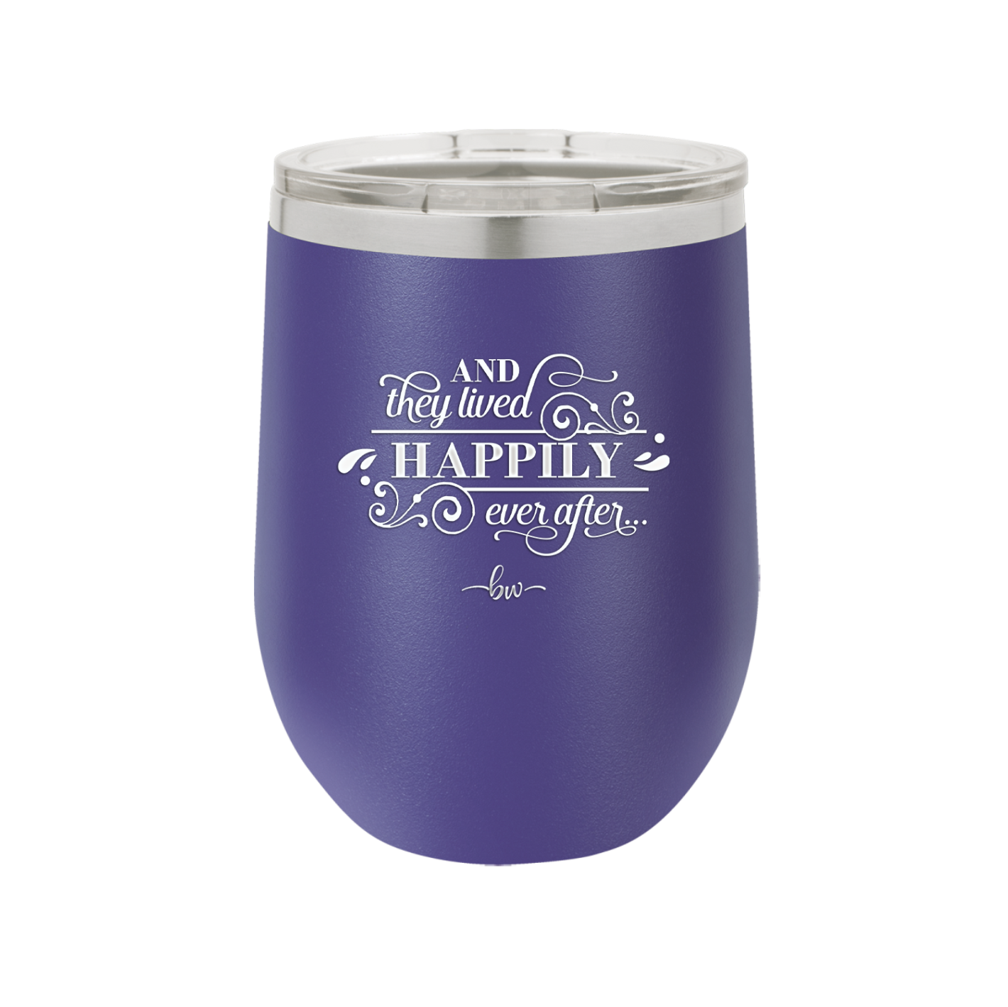 And They Lived Happily Ever After - Laser Engraved Stainless Steel Drinkware - 1946 -