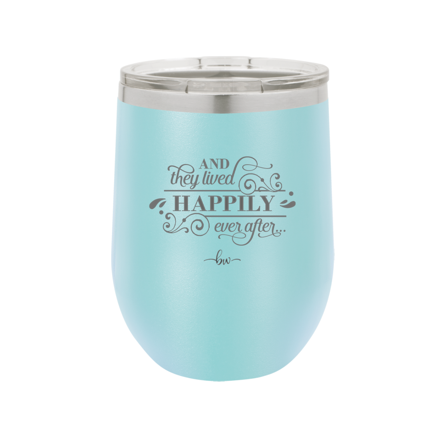 And They Lived Happily Ever After - Laser Engraved Stainless Steel Drinkware - 1946 -