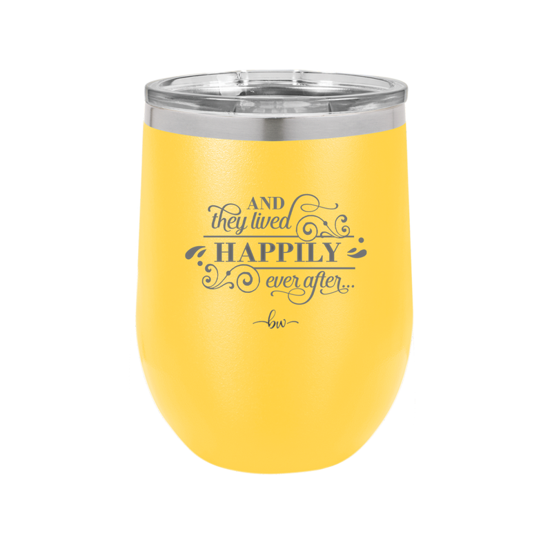 And They Lived Happily Ever After - Laser Engraved Stainless Steel Drinkware - 1946 -