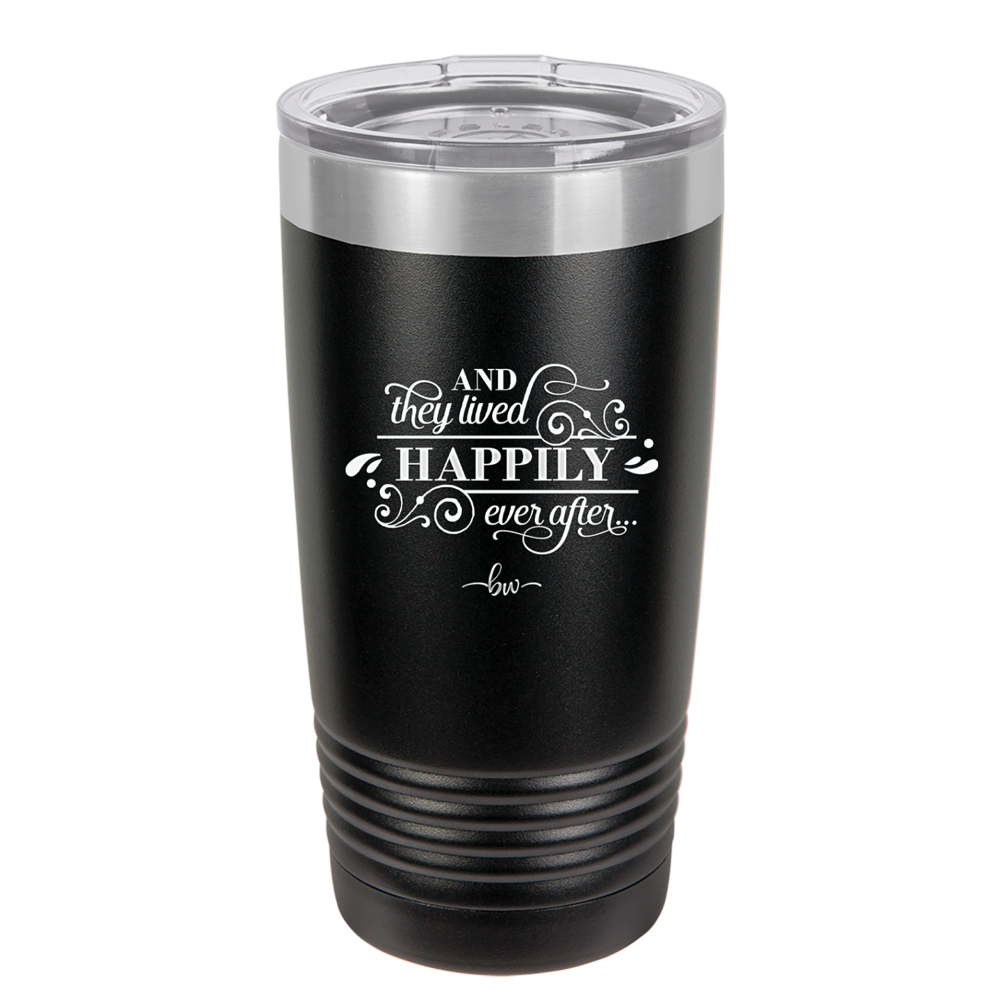 And They Lived Happily Ever After - Laser Engraved Stainless Steel Drinkware - 1946 -