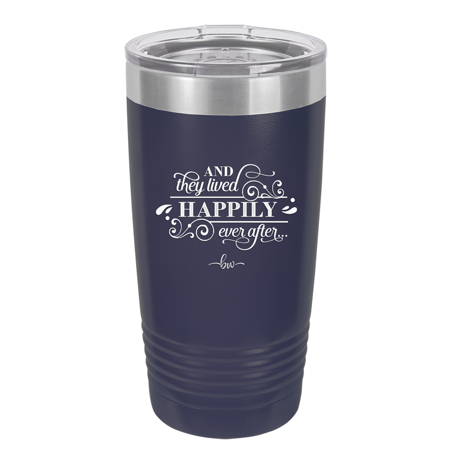 And They Lived Happily Ever After - Laser Engraved Stainless Steel Drinkware - 1946 -