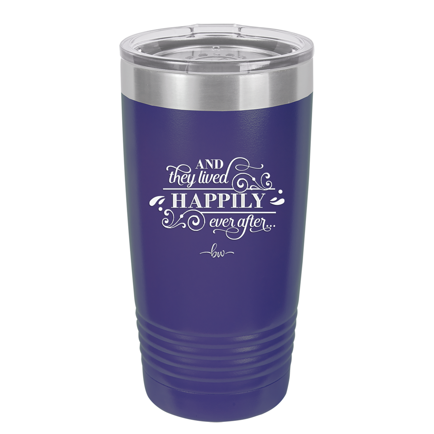 And They Lived Happily Ever After - Laser Engraved Stainless Steel Drinkware - 1946 -