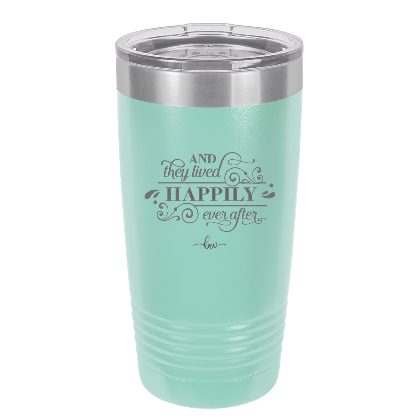 And They Lived Happily Ever After - Laser Engraved Stainless Steel Drinkware - 1946 -