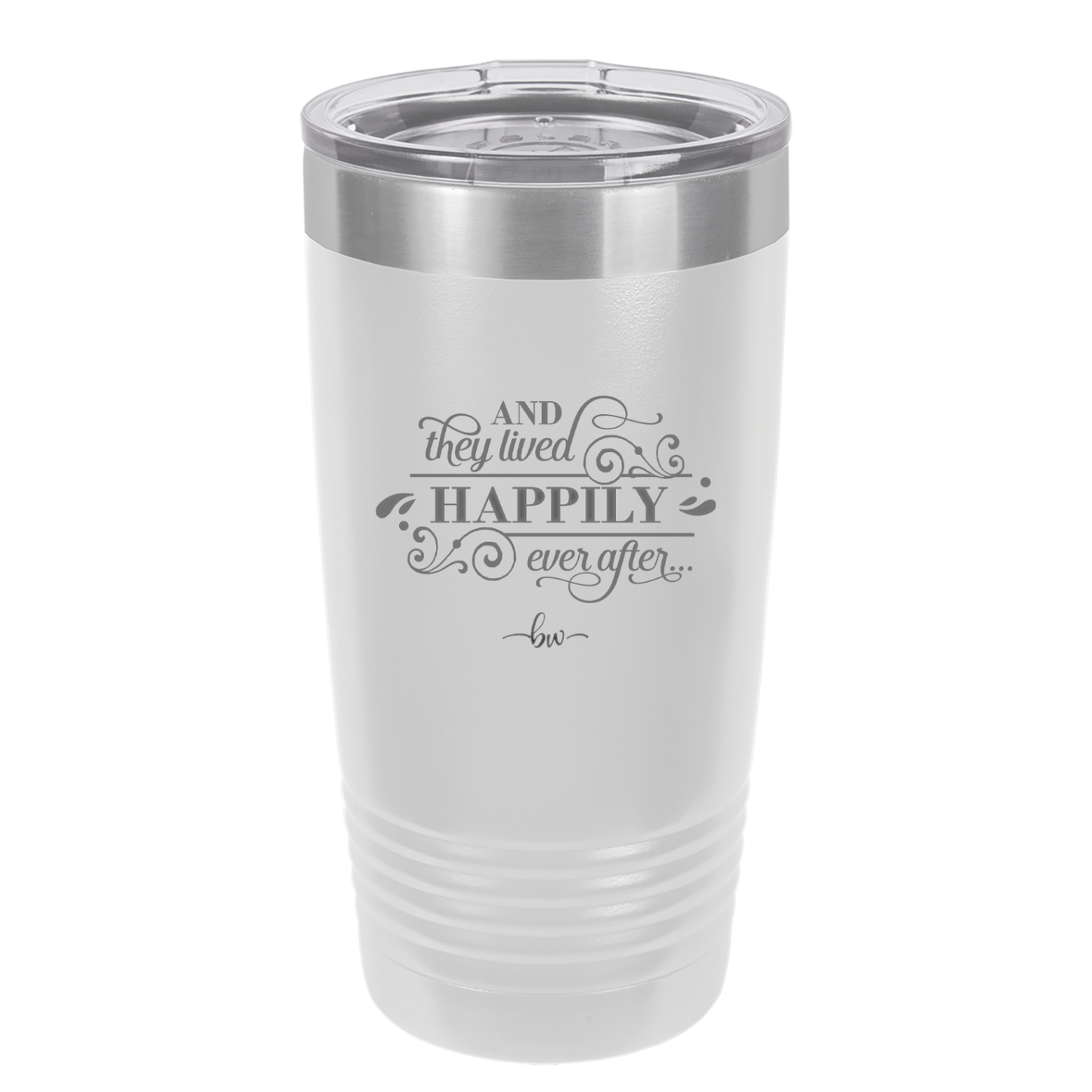 And They Lived Happily Ever After - Laser Engraved Stainless Steel Drinkware - 1946 -