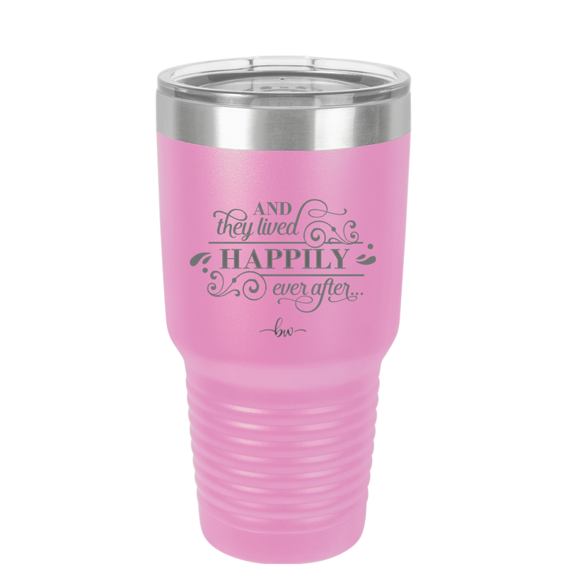 And They Lived Happily Ever After - Laser Engraved Stainless Steel Drinkware - 1946 -