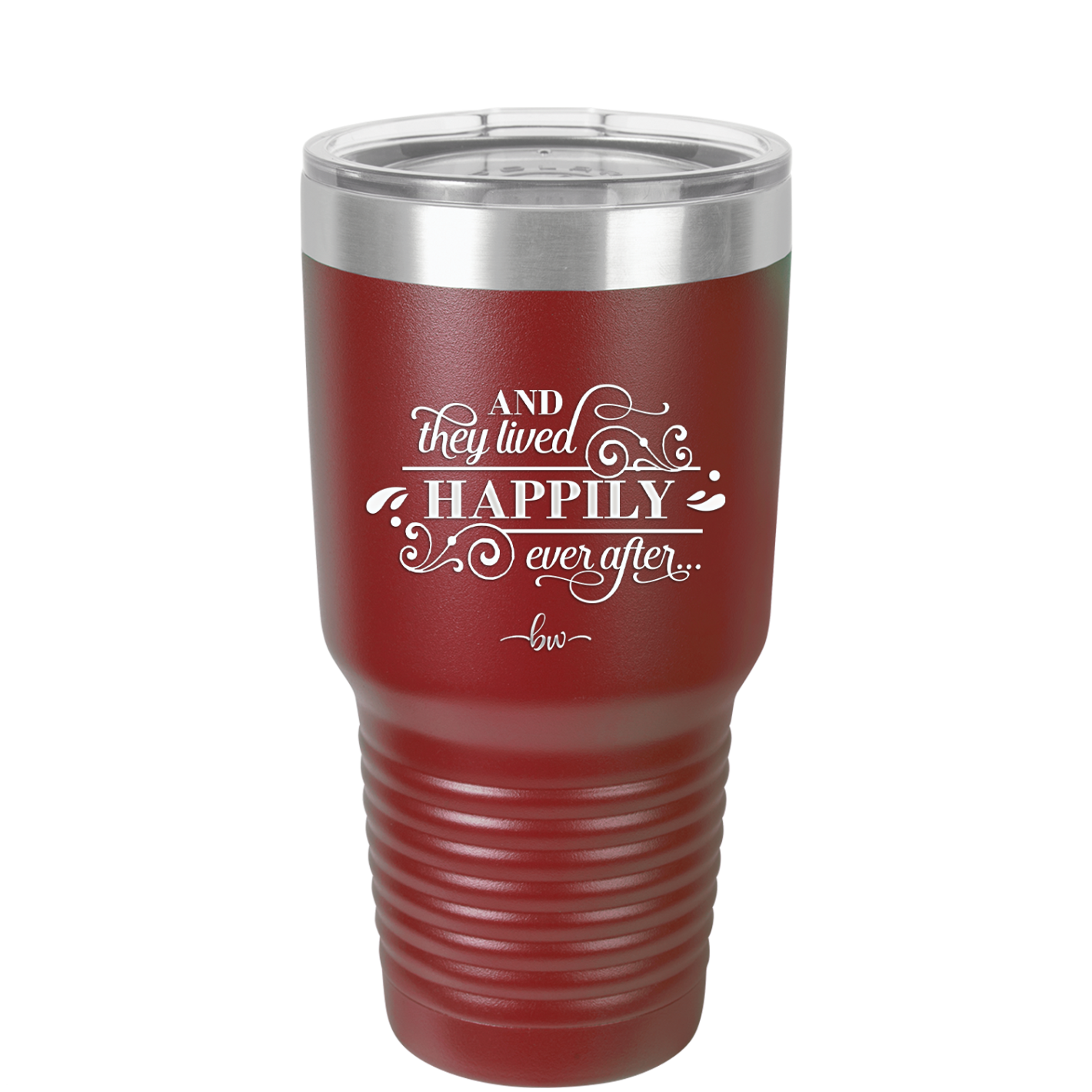 And They Lived Happily Ever After - Laser Engraved Stainless Steel Drinkware - 1946 -