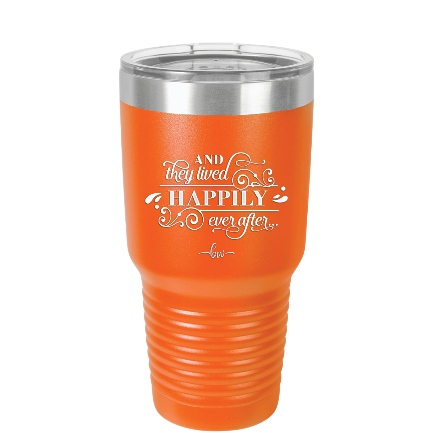 And They Lived Happily Ever After - Laser Engraved Stainless Steel Drinkware - 1946 -