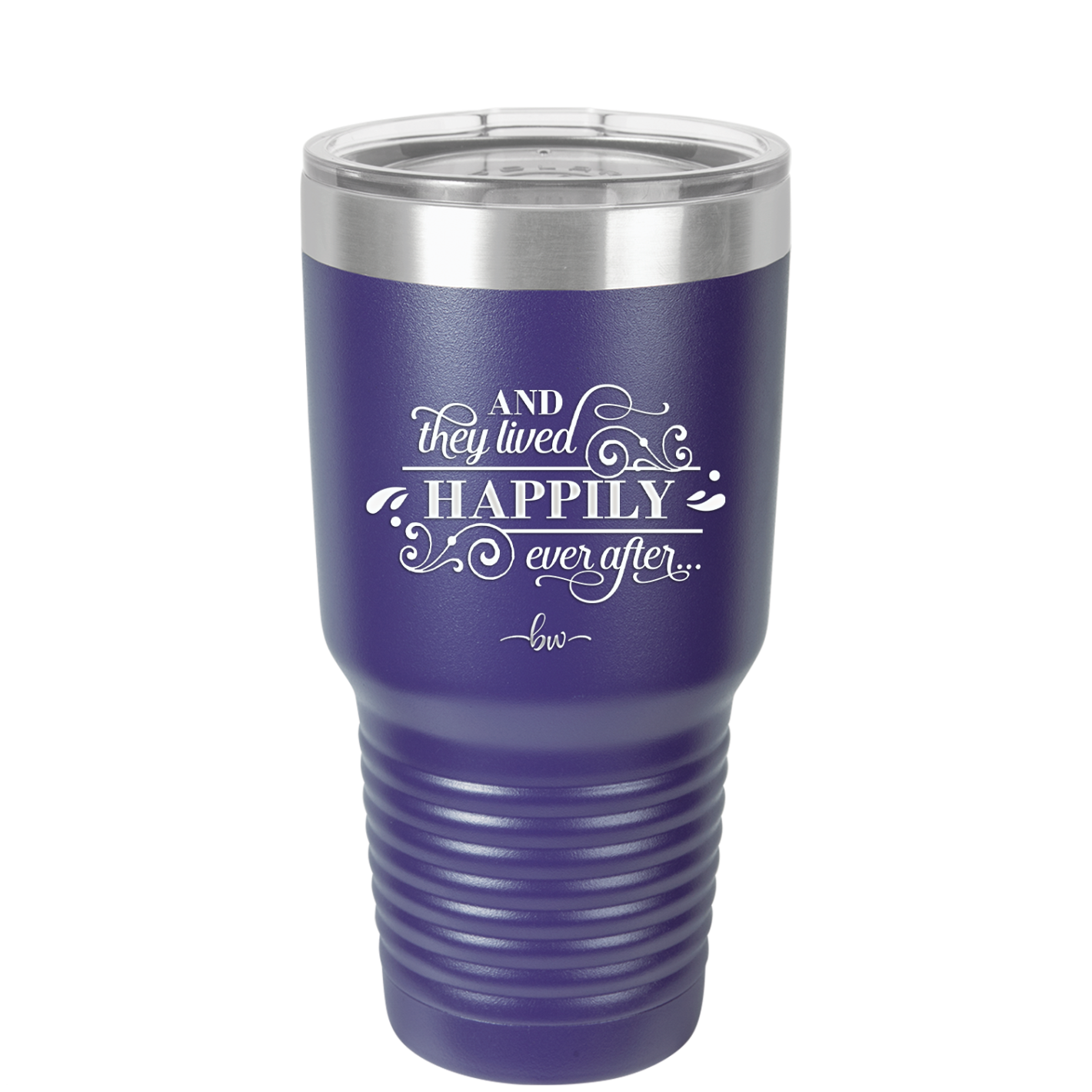 And They Lived Happily Ever After - Laser Engraved Stainless Steel Drinkware - 1946 -