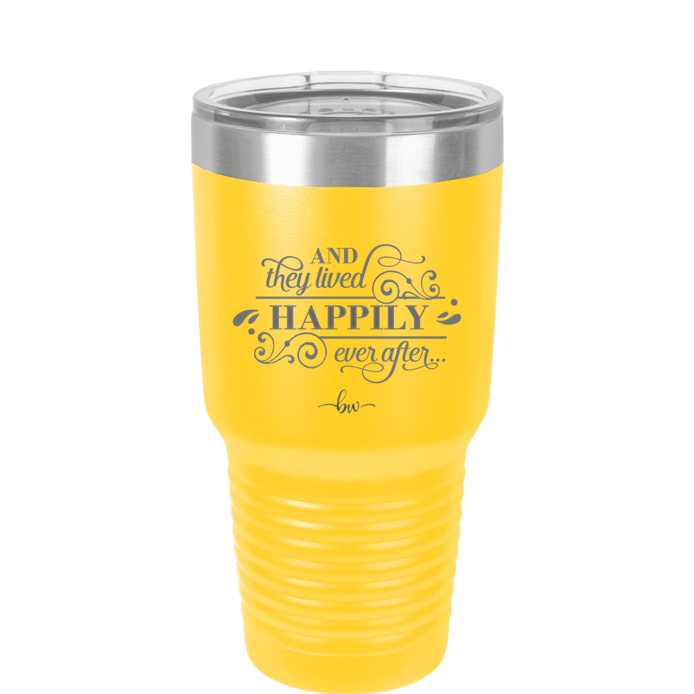 And They Lived Happily Ever After - Laser Engraved Stainless Steel Drinkware - 1946 -