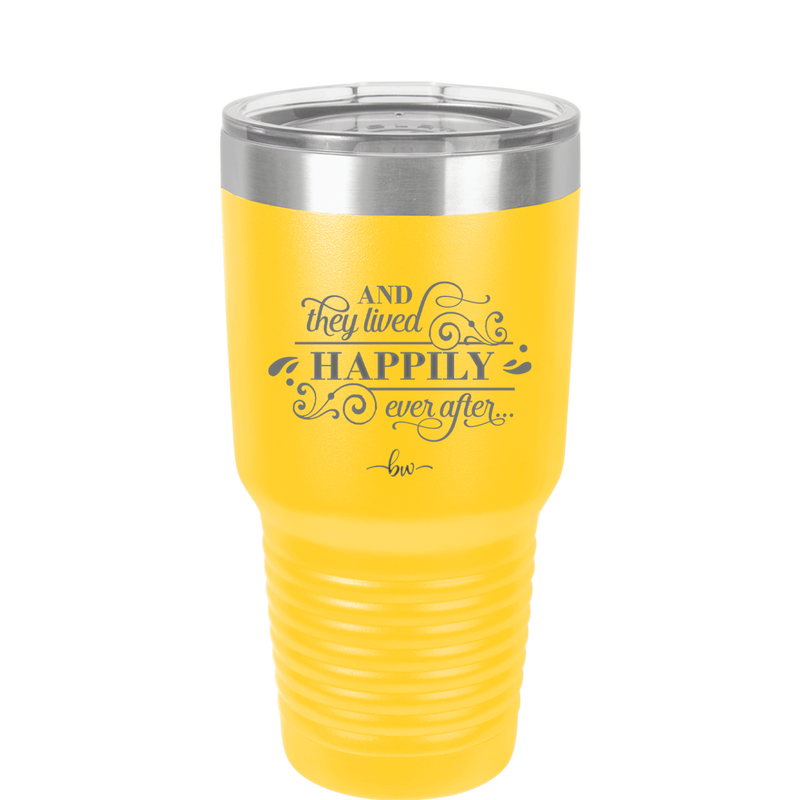 And They Lived Happily Ever After - Laser Engraved Stainless Steel Drinkware - 1946 -