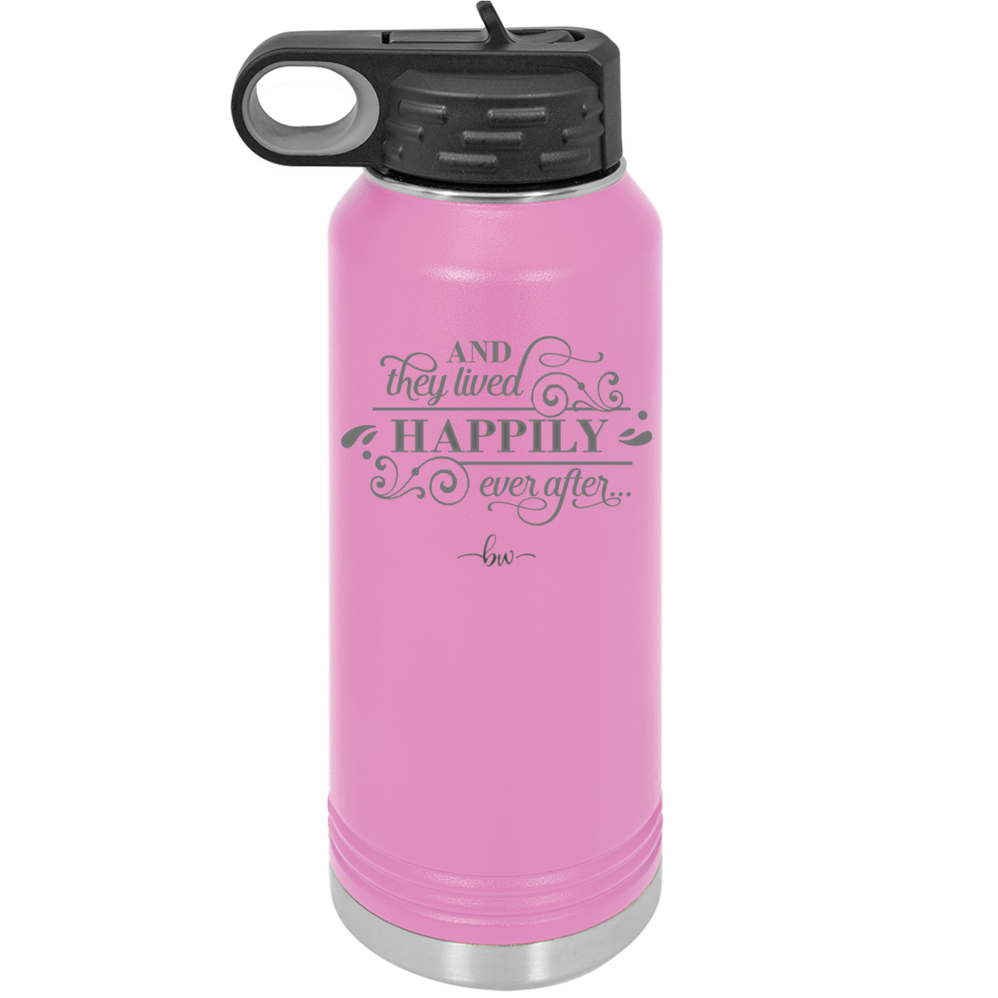 And They Lived Happily Ever After - Laser Engraved Stainless Steel Drinkware - 1946 -