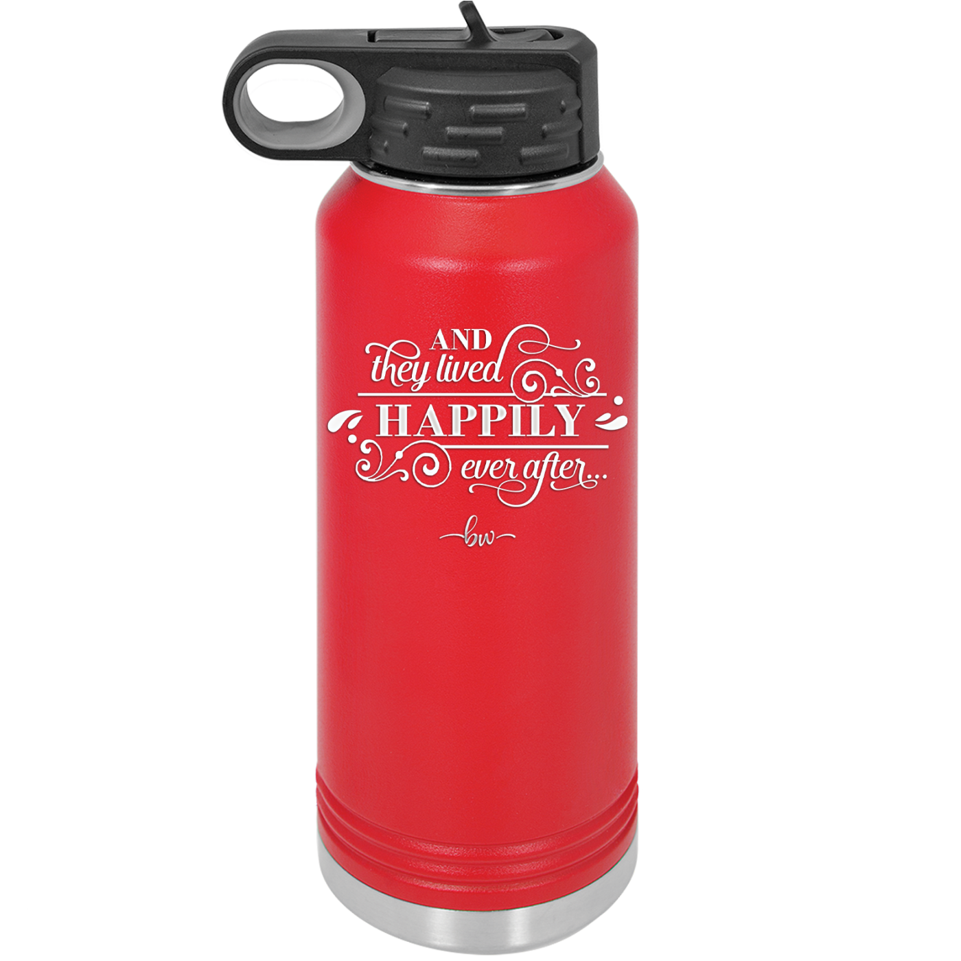 And They Lived Happily Ever After - Laser Engraved Stainless Steel Drinkware - 1946 -