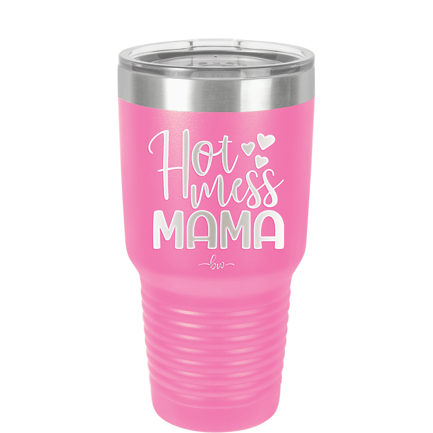 Hot Mess Mama - Laser Engraved Stainless Steel Drinkware - 1963 -