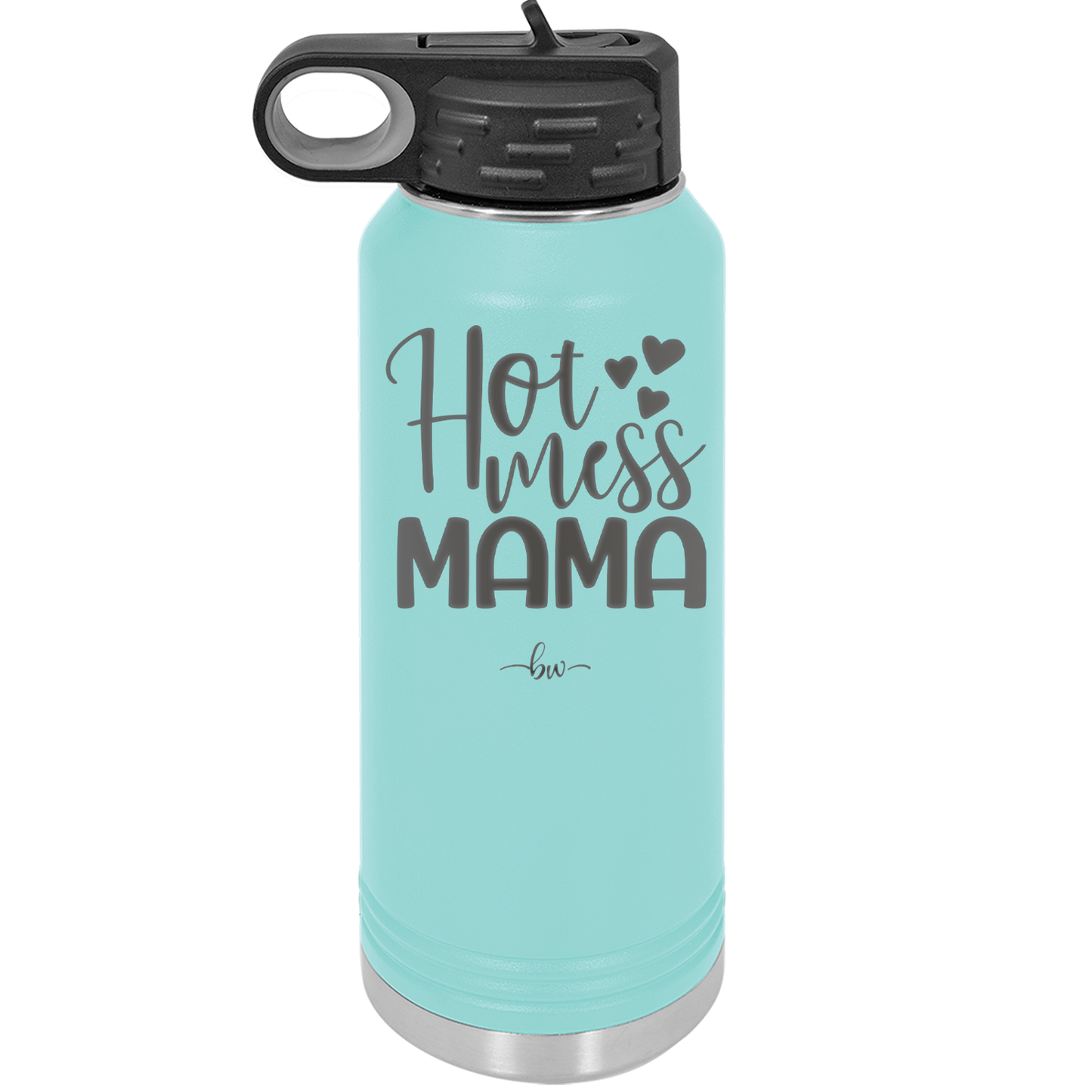 Hot Mess Mama - Laser Engraved Stainless Steel Drinkware - 1963 -