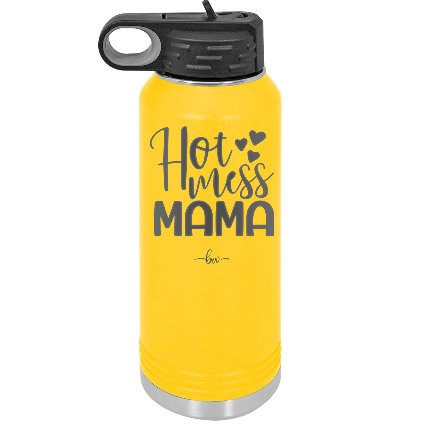 Hot Mess Mama - Laser Engraved Stainless Steel Drinkware - 1963 -