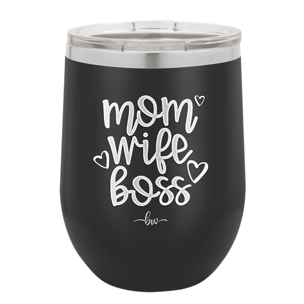 Mom Wife Boss - Laser Engraved Stainless Steel Drinkware - 1967 -