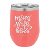 Mom Wife Boss - Laser Engraved Stainless Steel Drinkware - 1967 -