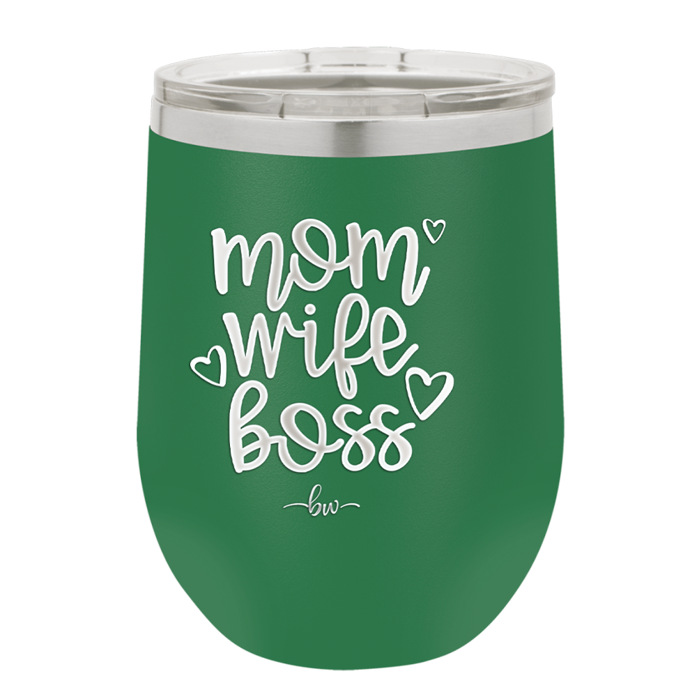 Mom Wife Boss - Laser Engraved Stainless Steel Drinkware - 1967 -