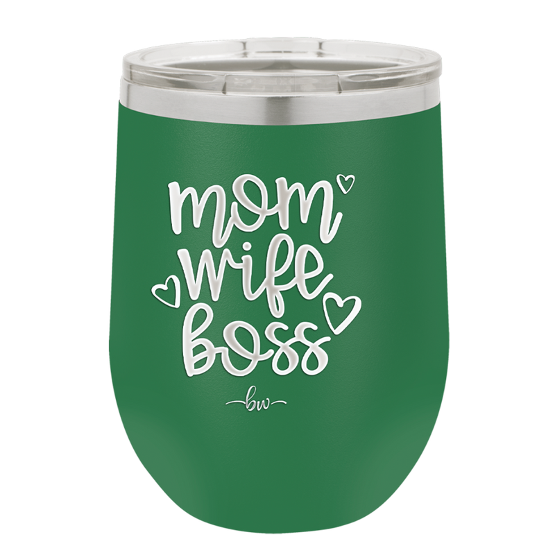 Mom Wife Boss - Laser Engraved Stainless Steel Drinkware - 1967 -