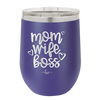 Mom Wife Boss - Laser Engraved Stainless Steel Drinkware - 1967 -