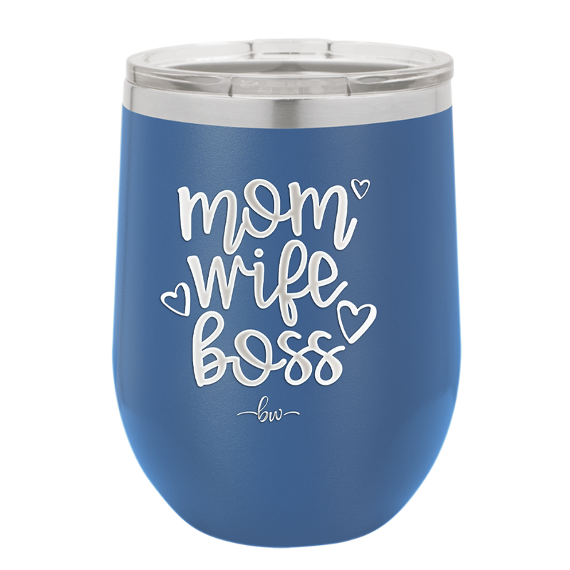 Mom Wife Boss - Laser Engraved Stainless Steel Drinkware - 1967 -