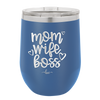 Mom Wife Boss - Laser Engraved Stainless Steel Drinkware - 1967 -