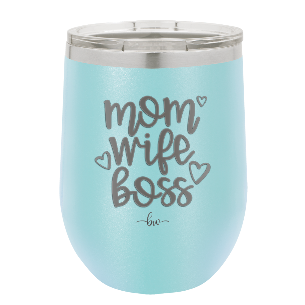 Mom Wife Boss - Laser Engraved Stainless Steel Drinkware - 1967 -