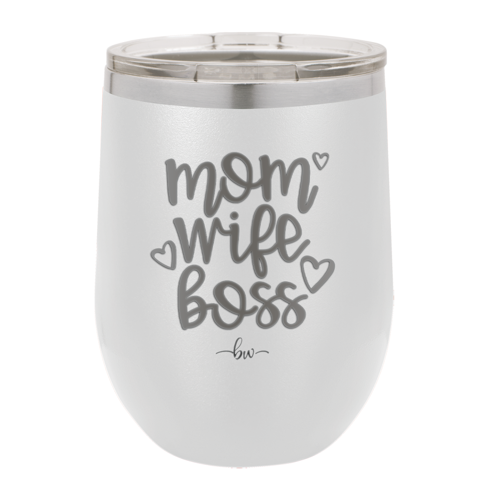 Mom Wife Boss - Laser Engraved Stainless Steel Drinkware - 1967 -