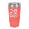 Mom Wife Boss - Laser Engraved Stainless Steel Drinkware - 1967 -