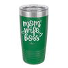 Mom Wife Boss - Laser Engraved Stainless Steel Drinkware - 1967 -