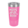 Mom Wife Boss - Laser Engraved Stainless Steel Drinkware - 1967 -