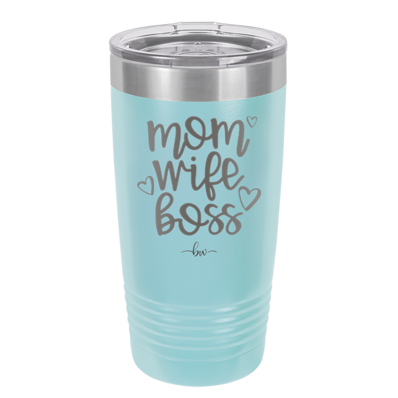 Mom Wife Boss - Laser Engraved Stainless Steel Drinkware - 1967 -