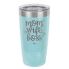 Mom Wife Boss - Laser Engraved Stainless Steel Drinkware - 1967 -