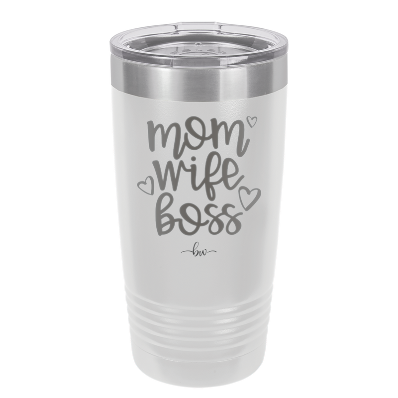 Mom Wife Boss - Laser Engraved Stainless Steel Drinkware - 1967 -