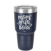 Mom Wife Boss - Laser Engraved Stainless Steel Drinkware - 1967 -