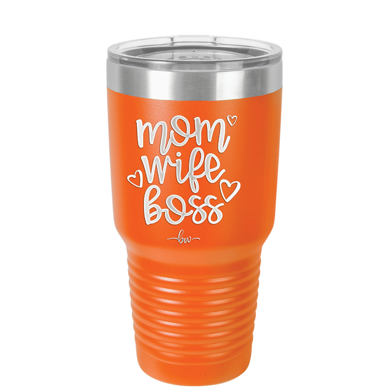 Mom Wife Boss - Laser Engraved Stainless Steel Drinkware - 1967 -