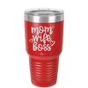 Mom Wife Boss - Laser Engraved Stainless Steel Drinkware - 1967 -