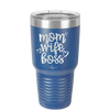 Mom Wife Boss - Laser Engraved Stainless Steel Drinkware - 1967 -